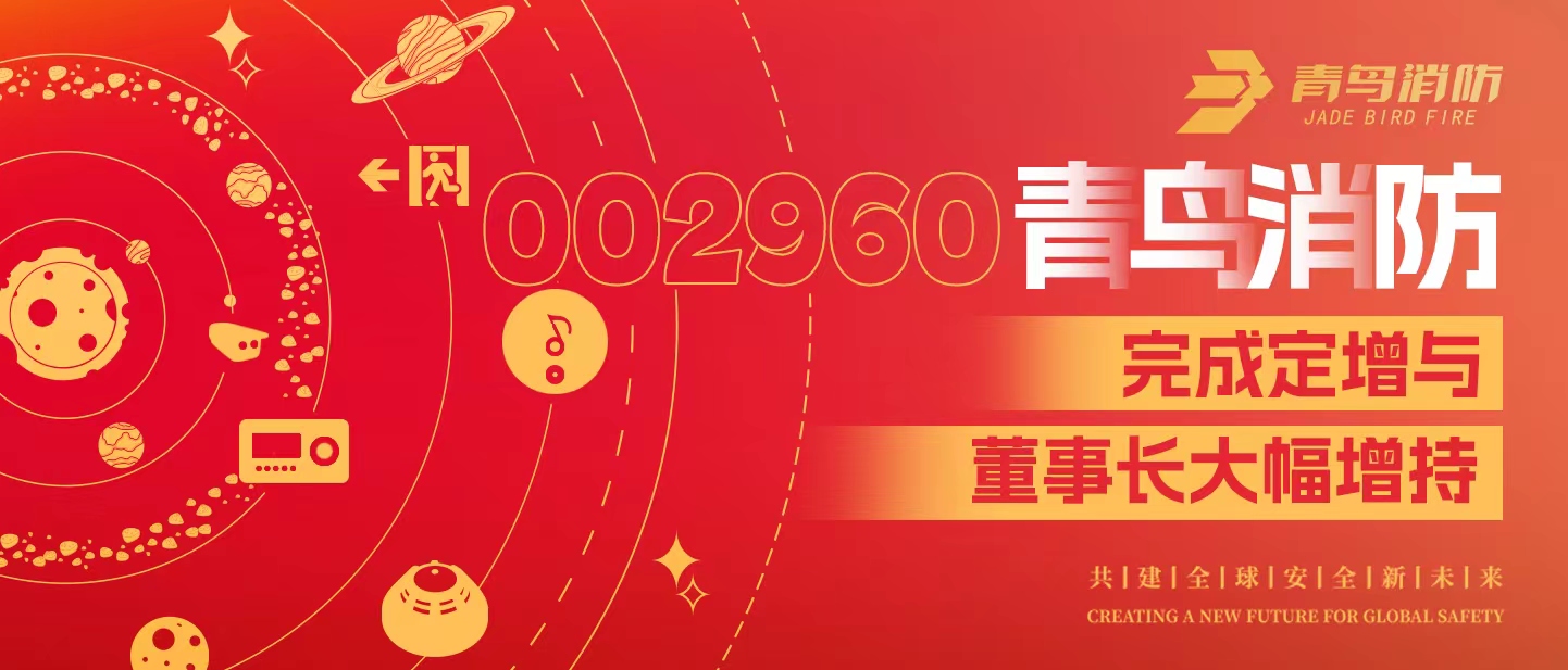 定增与大幅增持，构建青鸟消防行稳致远发展新格局&mdash;&mdash;定增完满落地！董事长大幅增持，躬身入局、志在长远！